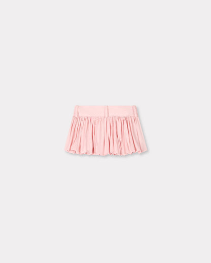 Kenzo Balloon Mini Skirt In Mixed Silk Women's