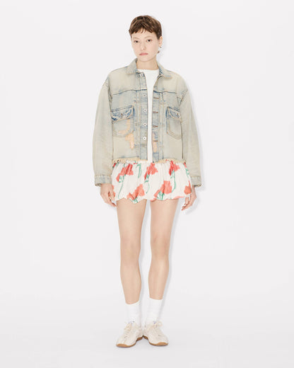 Kenzo Balloon Mini Skirt In Taffetas Women's