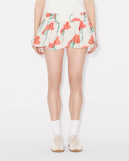 Kenzo Balloon Mini Skirt In Taffetas Women's