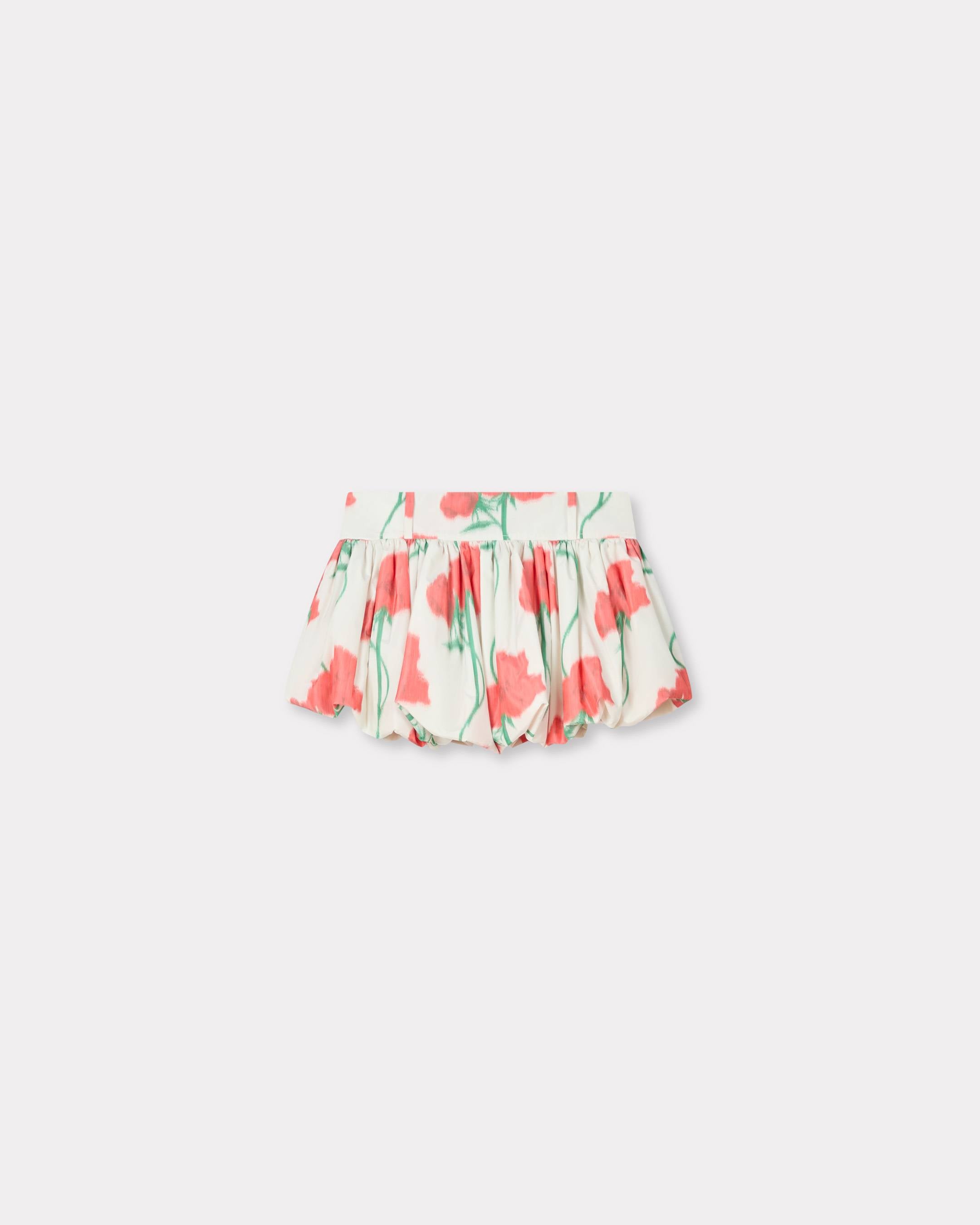 Kenzo Balloon Mini Skirt In Taffetas Women's
