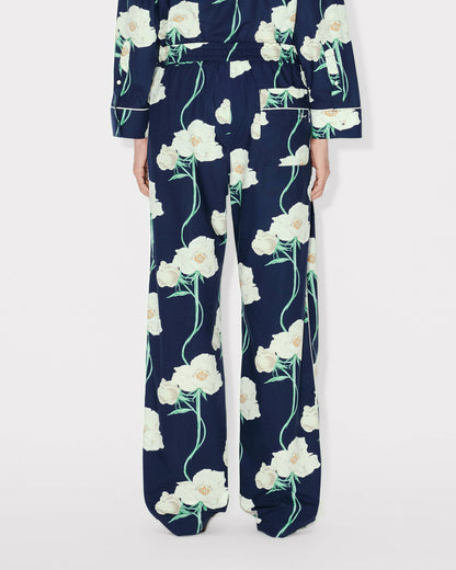 Kenzo Archive Rose Pyjama Pants In Cotton Women's
