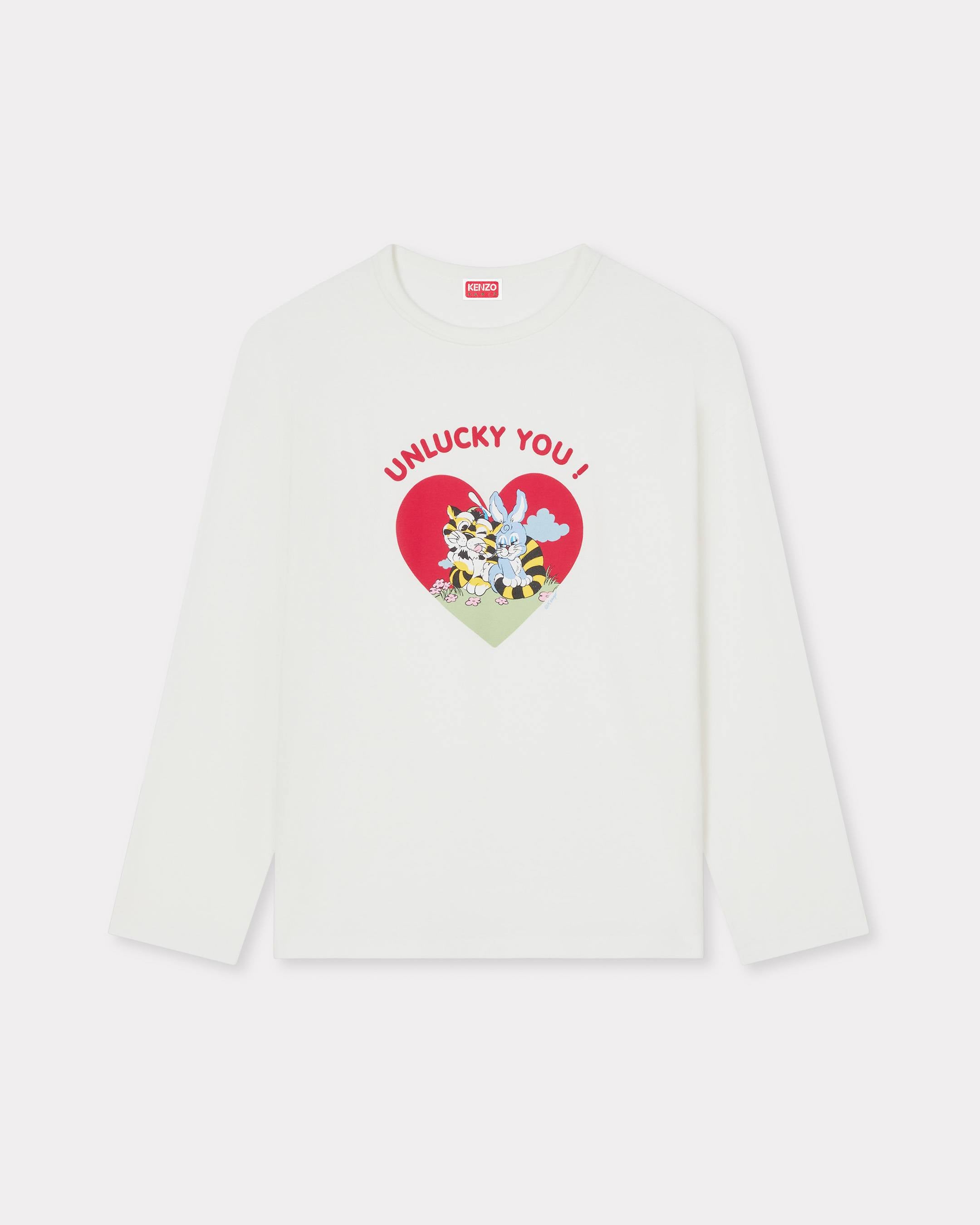 Kenzo Cartoon Long Sleeve Tshirt In Cotton Women's