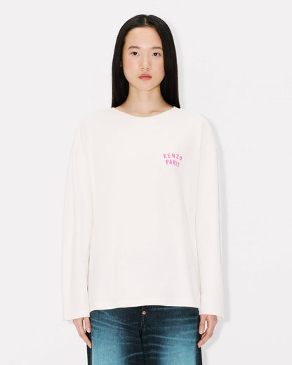 Kenzo Boke Heart Long Sleeve Tshirt In Cotton Women's