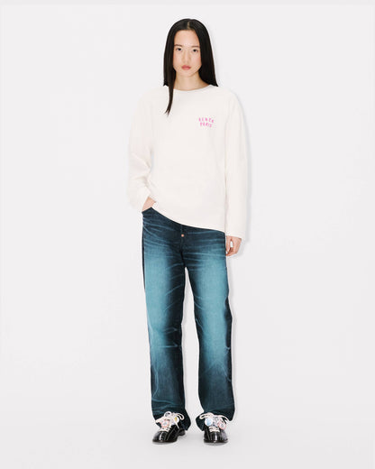 Kenzo Boke Heart Long Sleeve Tshirt In Cotton Women's