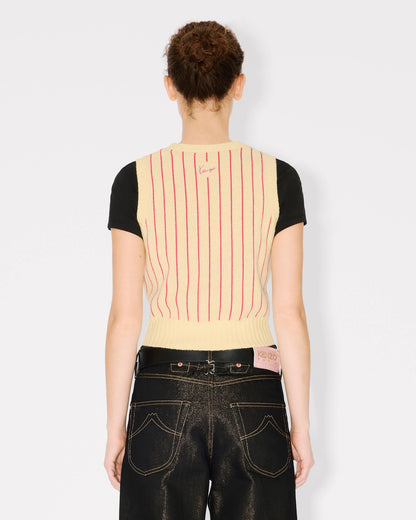 Kenzo Trompe Lil Vest In Wool Cotton Women's