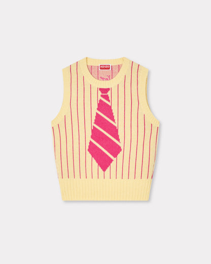 Kenzo Trompe Lil Vest In Wool Cotton Women's