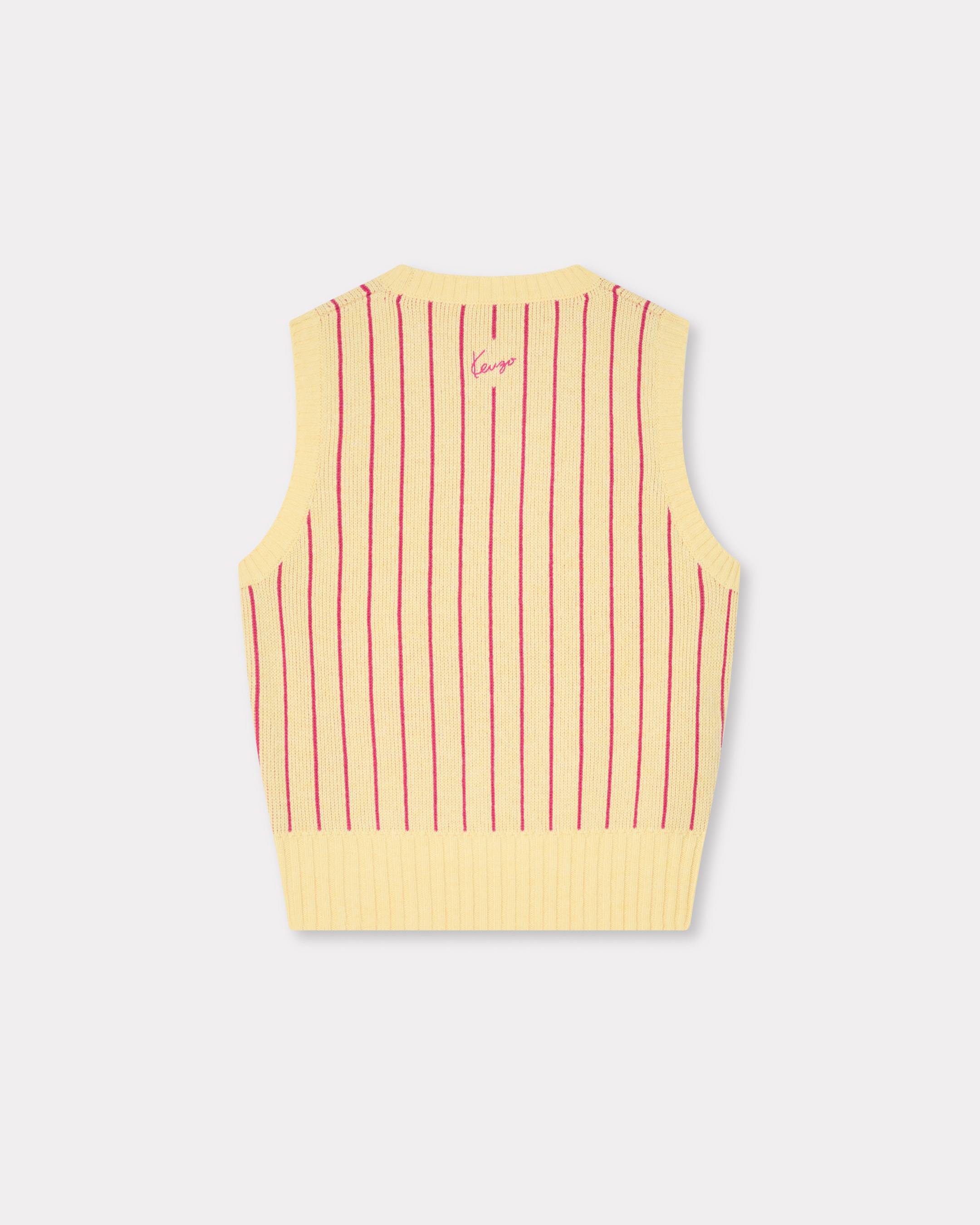Kenzo Trompe Lil Vest In Wool Cotton Women's