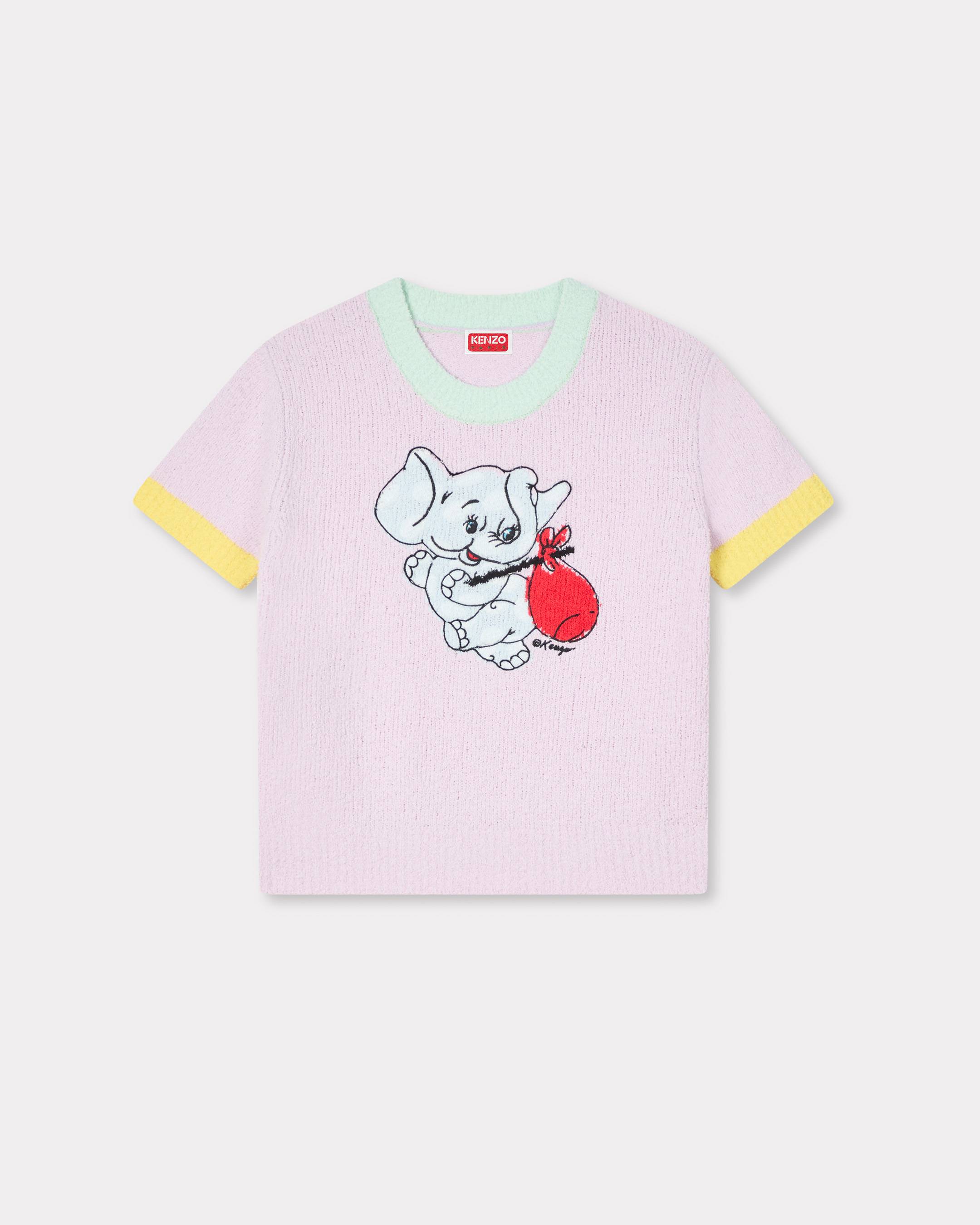 Kenzo Cartoon Cropped Top In Spongy Cotton Women's