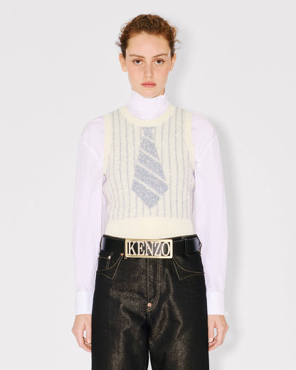 Kenzo Trompe Lil Vest In Wool Cotton Women's
