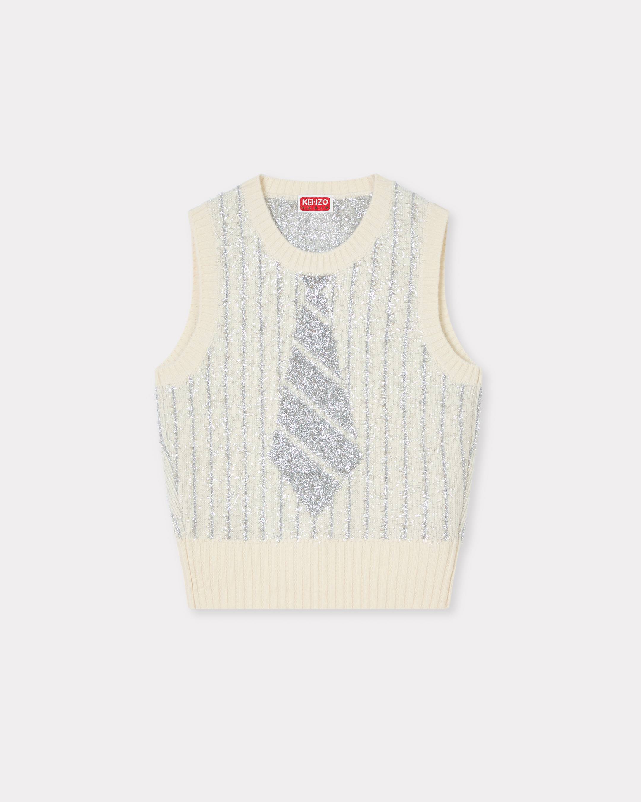 Kenzo Trompe Lil Vest In Wool Cotton Women's