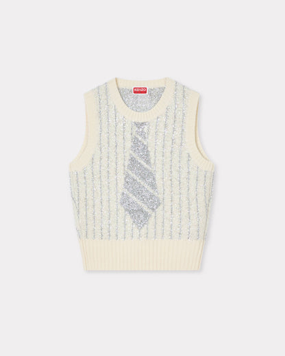 Kenzo Trompe Lil Vest In Wool Cotton Women's