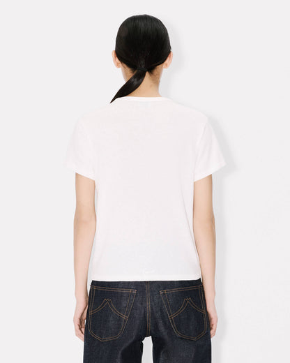 Kenzo Cartoon Embroidered Tshirt In Cotton Women's