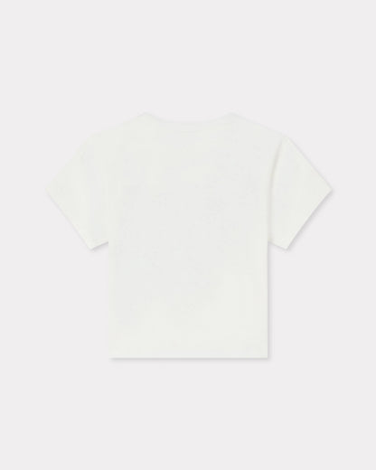Kenzo Cartoon Embroidered Tshirt In Cotton Women's