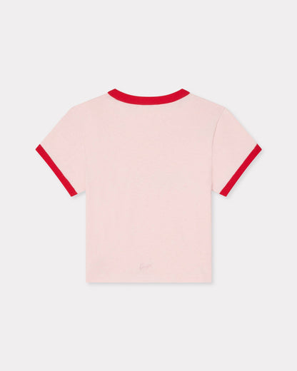 Kenzo Words Cropped Tshirt In Cotton Women's