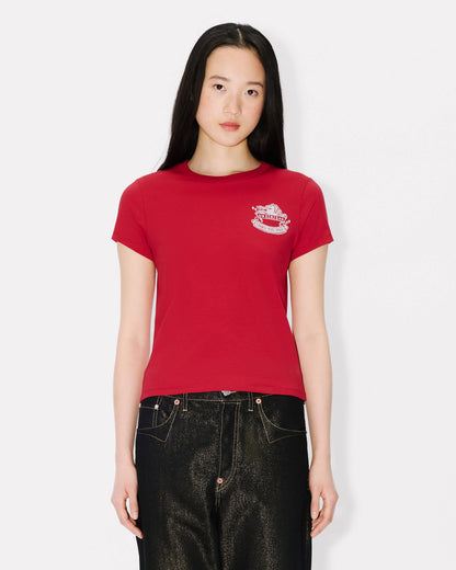 Kenzo Lunar New Year Embroidered Tshirt In Cotton Women's