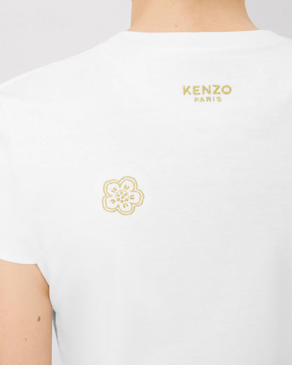 Kenzo Multi Boke Flower Embroidered Tshirt In Cotton Women's