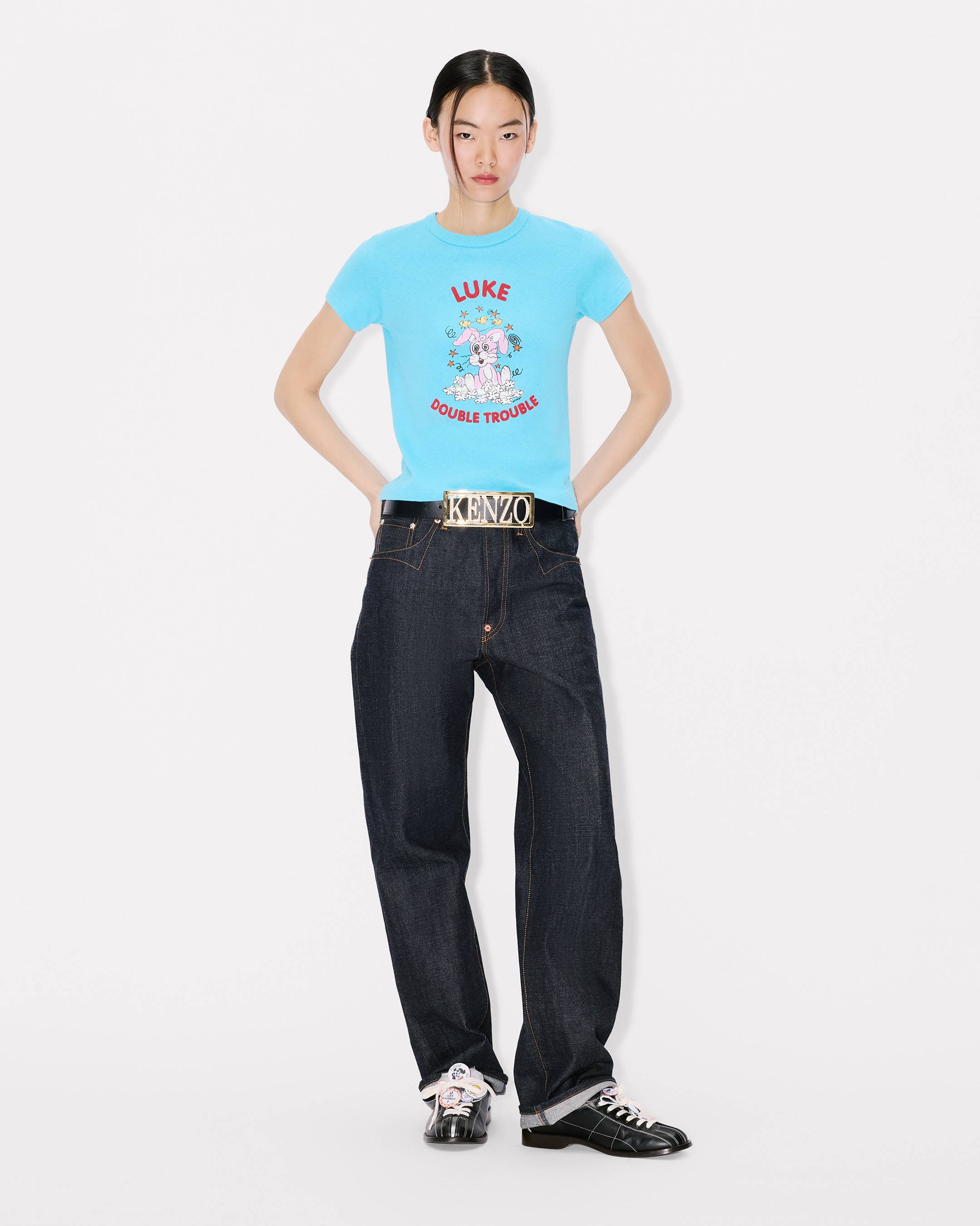 Kenzo Cartoon Tshirt In Cotton Women's