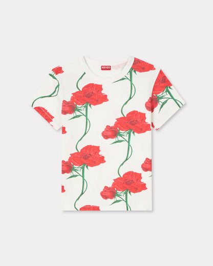 Kenzo Archive Rose Tshirt In Cotton Women's