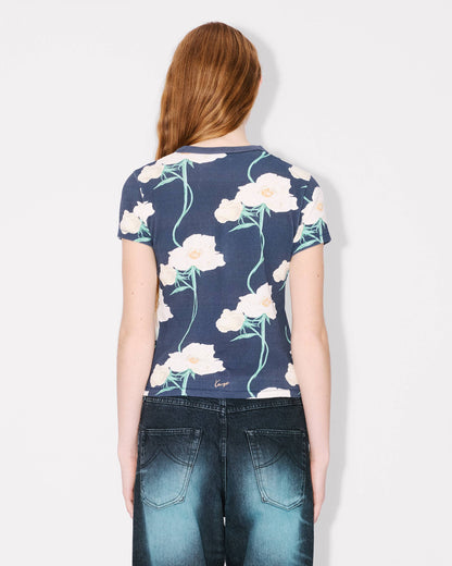 Kenzo Archive Rose Tshirt In Cotton Women's