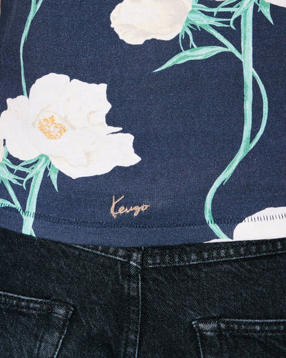 Kenzo Archive Rose Tshirt In Cotton Women's