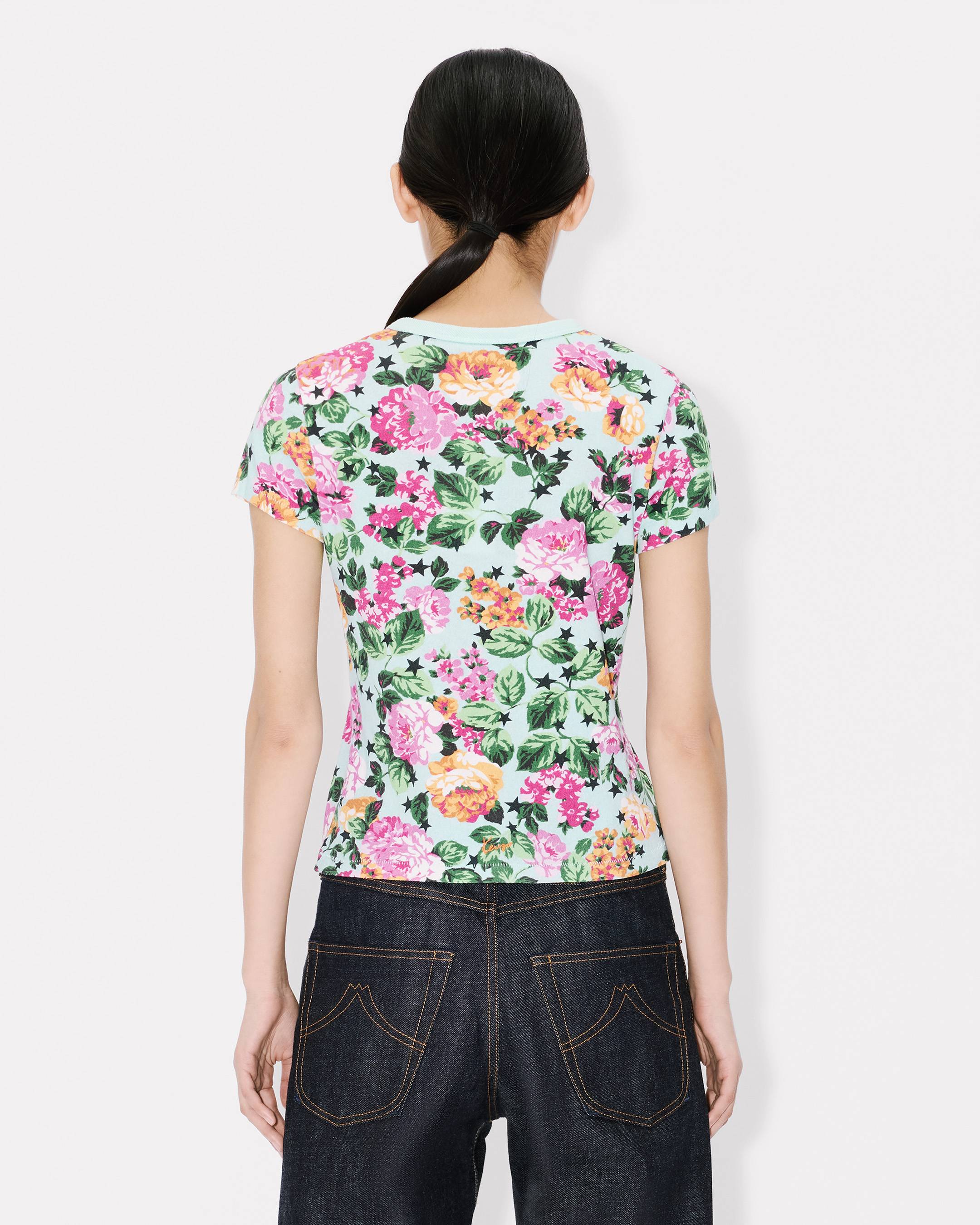 Kenzo Floral Tshirt In Cotton Women's