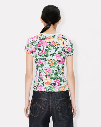 Kenzo Floral Tshirt In Cotton Women's