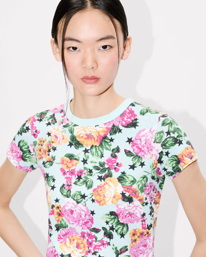 Kenzo Floral Tshirt In Cotton Women's
