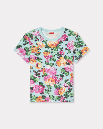 Kenzo Floral Tshirt In Cotton Women's