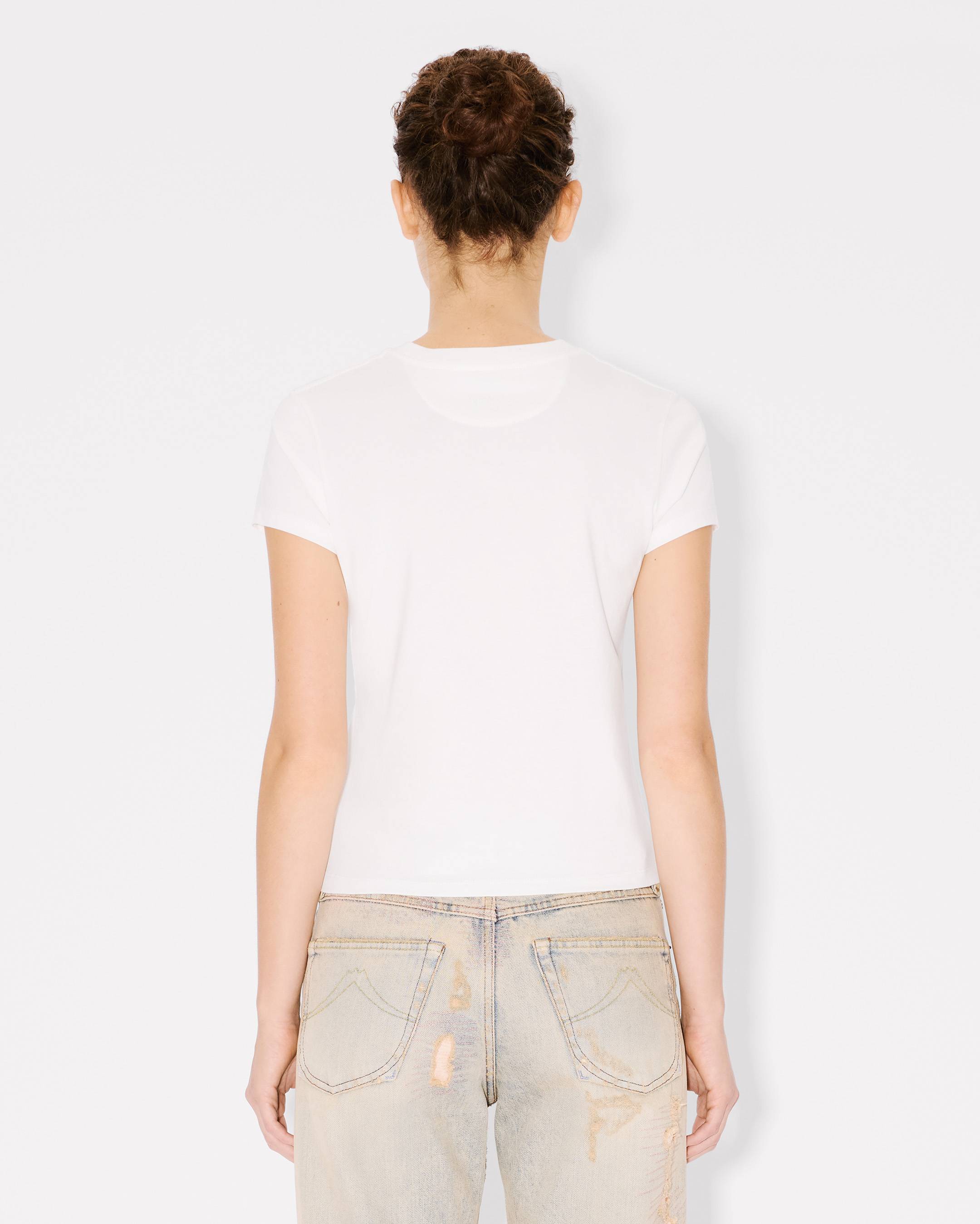 Kenzo Wild Tiger Embroidered Tshirt In Cotton Women's