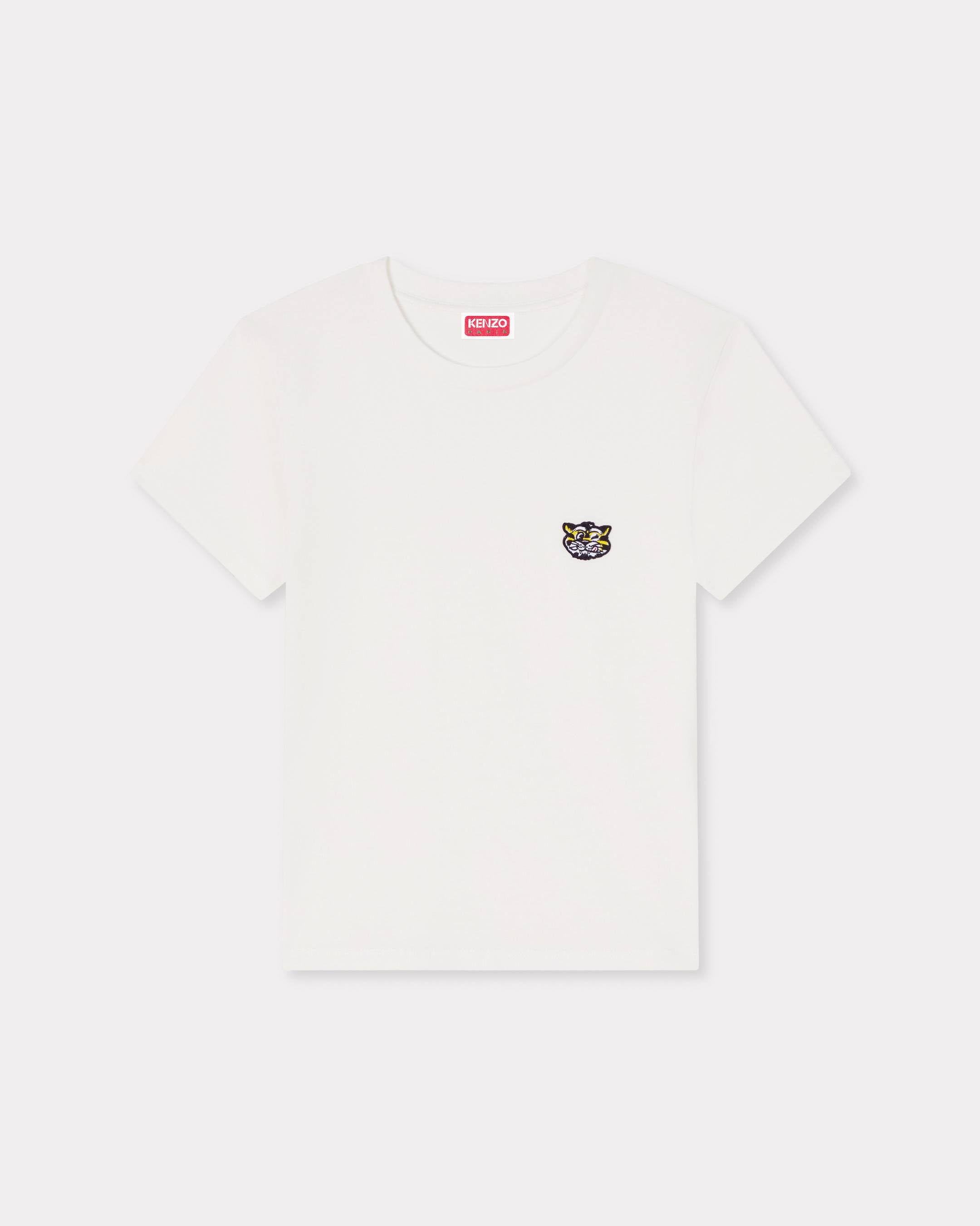 Kenzo Wild Tiger Embroidered Tshirt In Cotton Women's