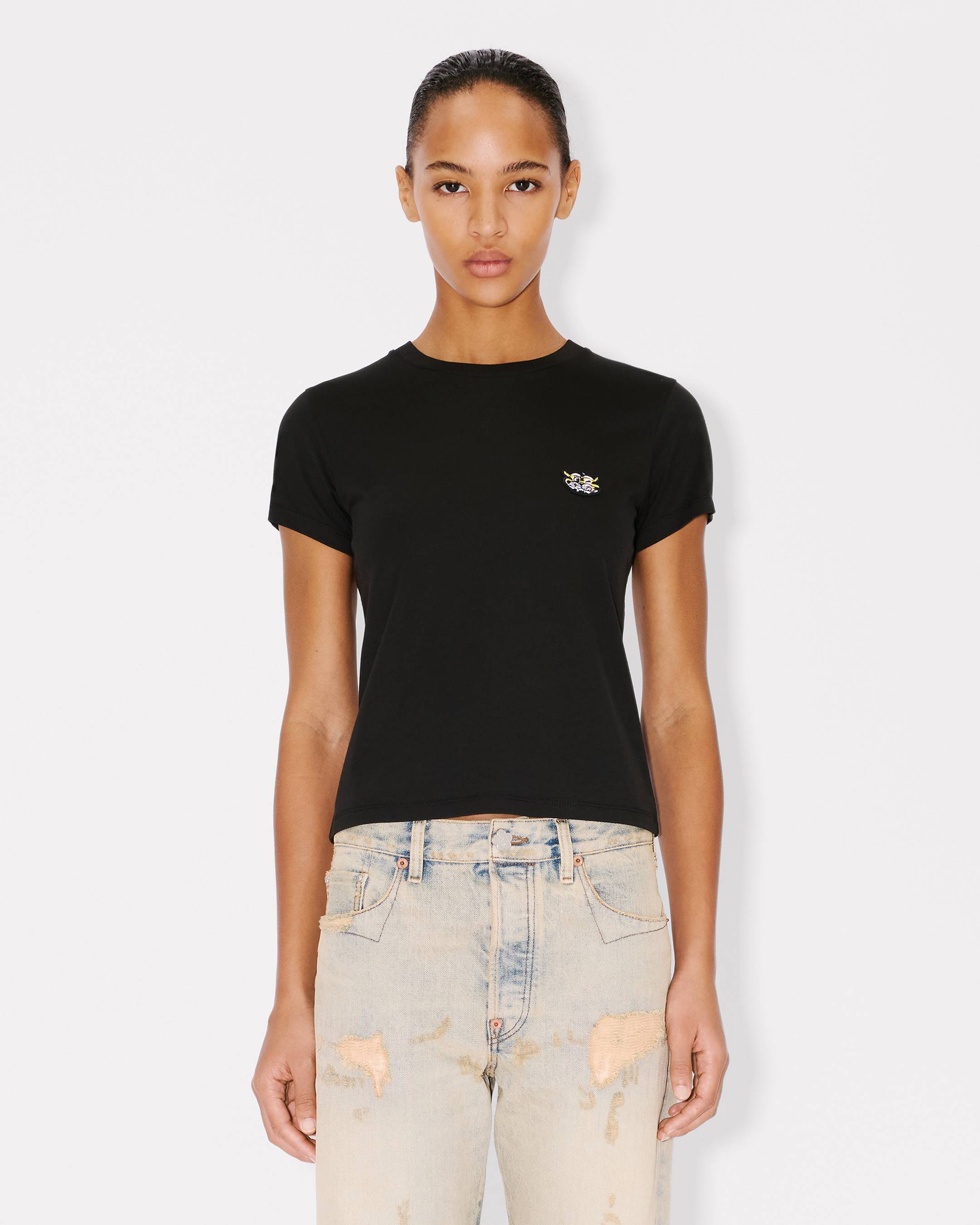 Kenzo Wild Tiger Embroidered Tshirt In Cotton Women's