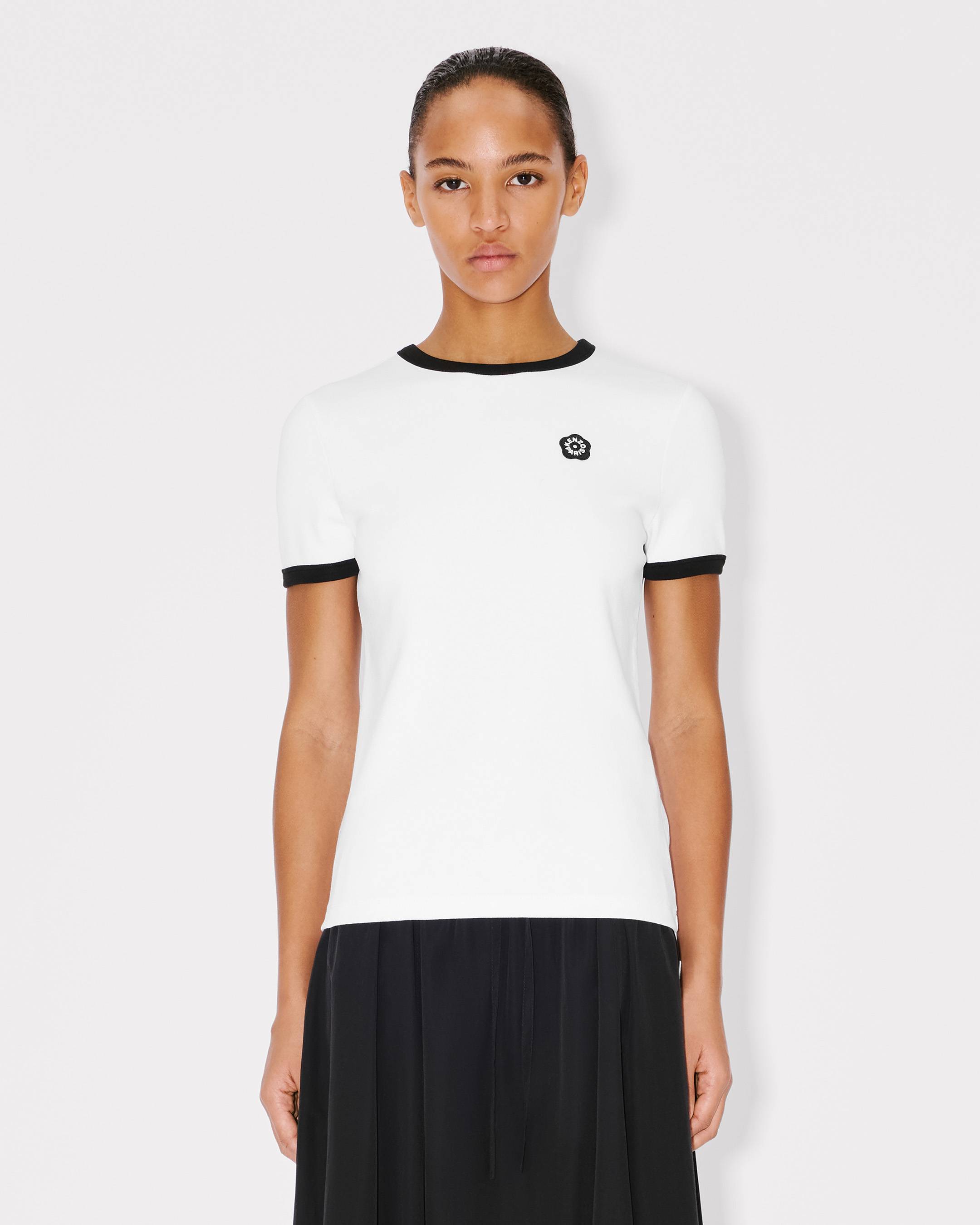 Kenzo Boke Flower 20 Embroidered Tshirt In Cotton Women's