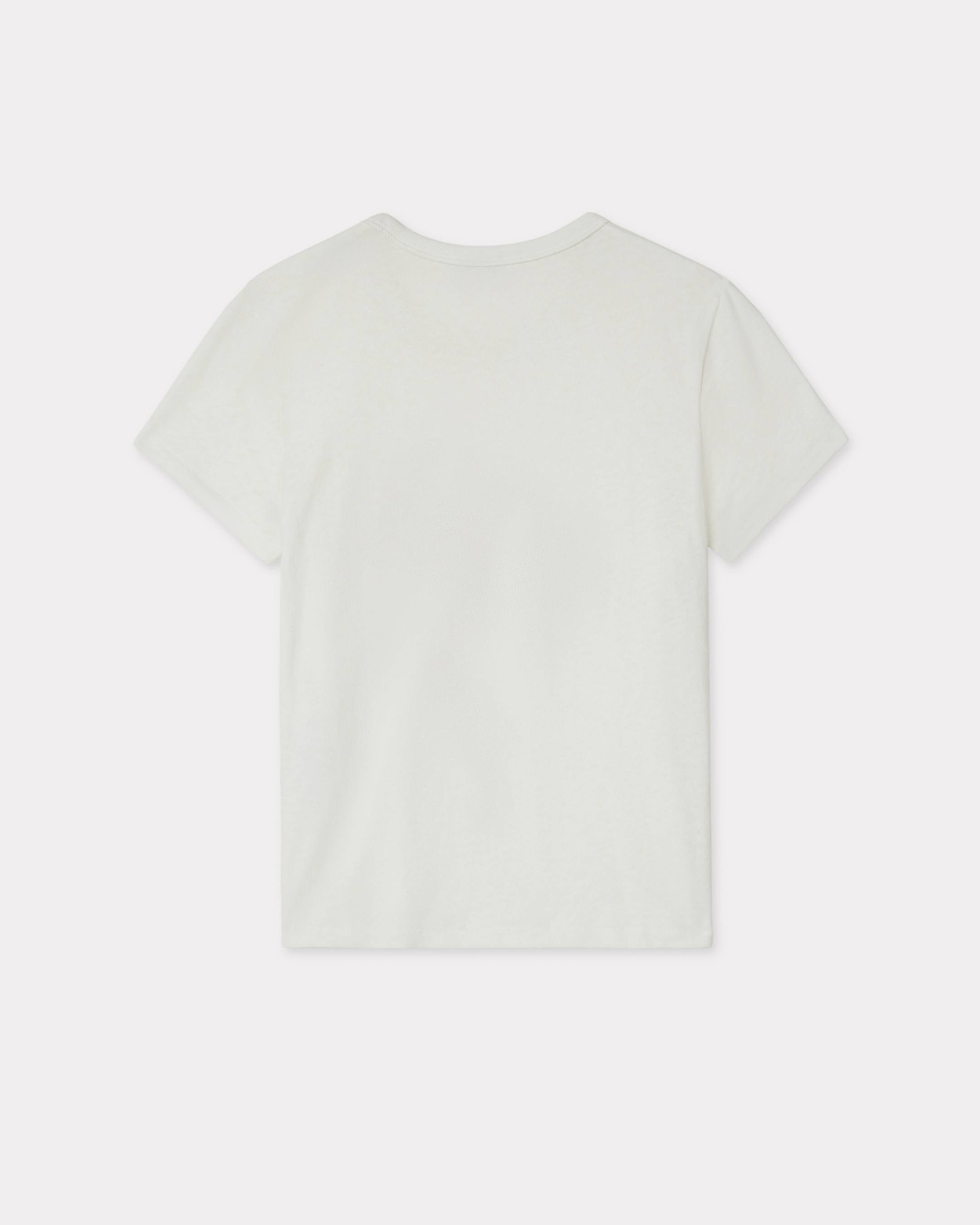 Kenzo Archive Rose Outlined Tshirt In Cotton Women's