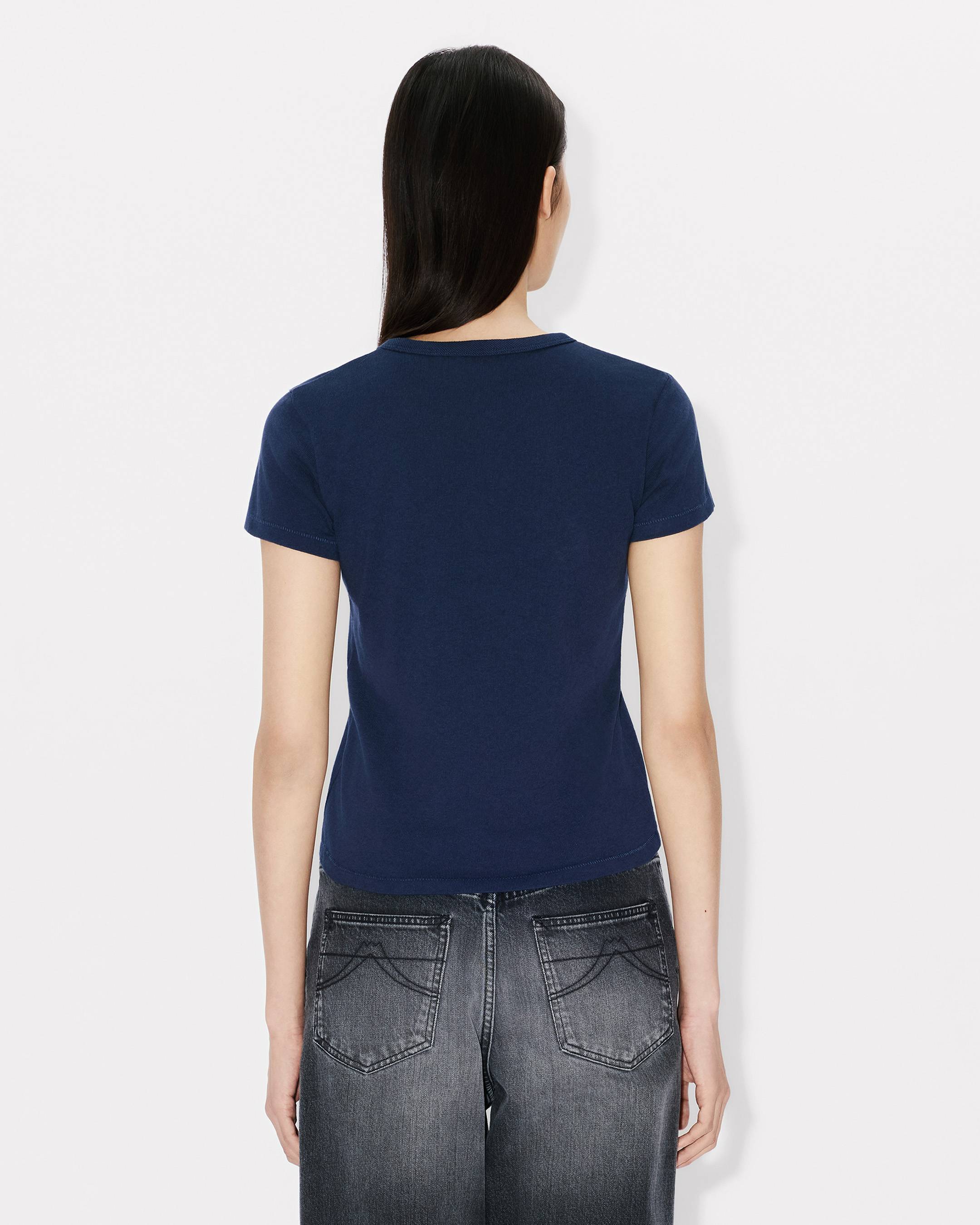 Kenzo Archive Rose Outlined Tshirt In Cotton Women's