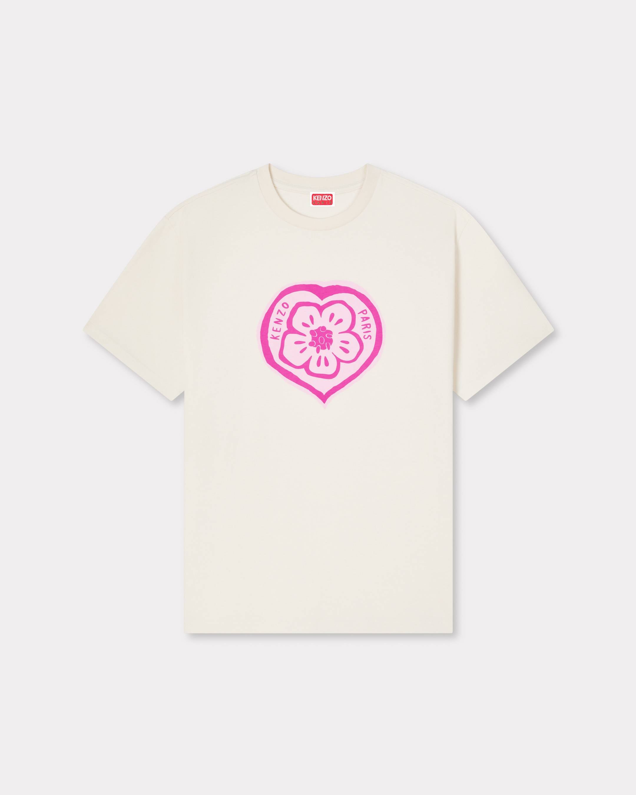 Kenzo Boke Heart Loose Tshirt In Cotton Women's