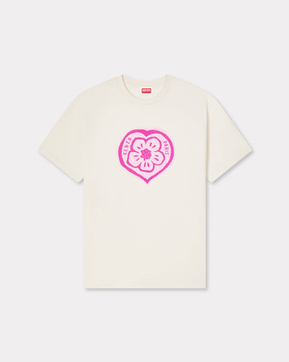 Kenzo Boke Heart Loose Tshirt In Cotton Women's