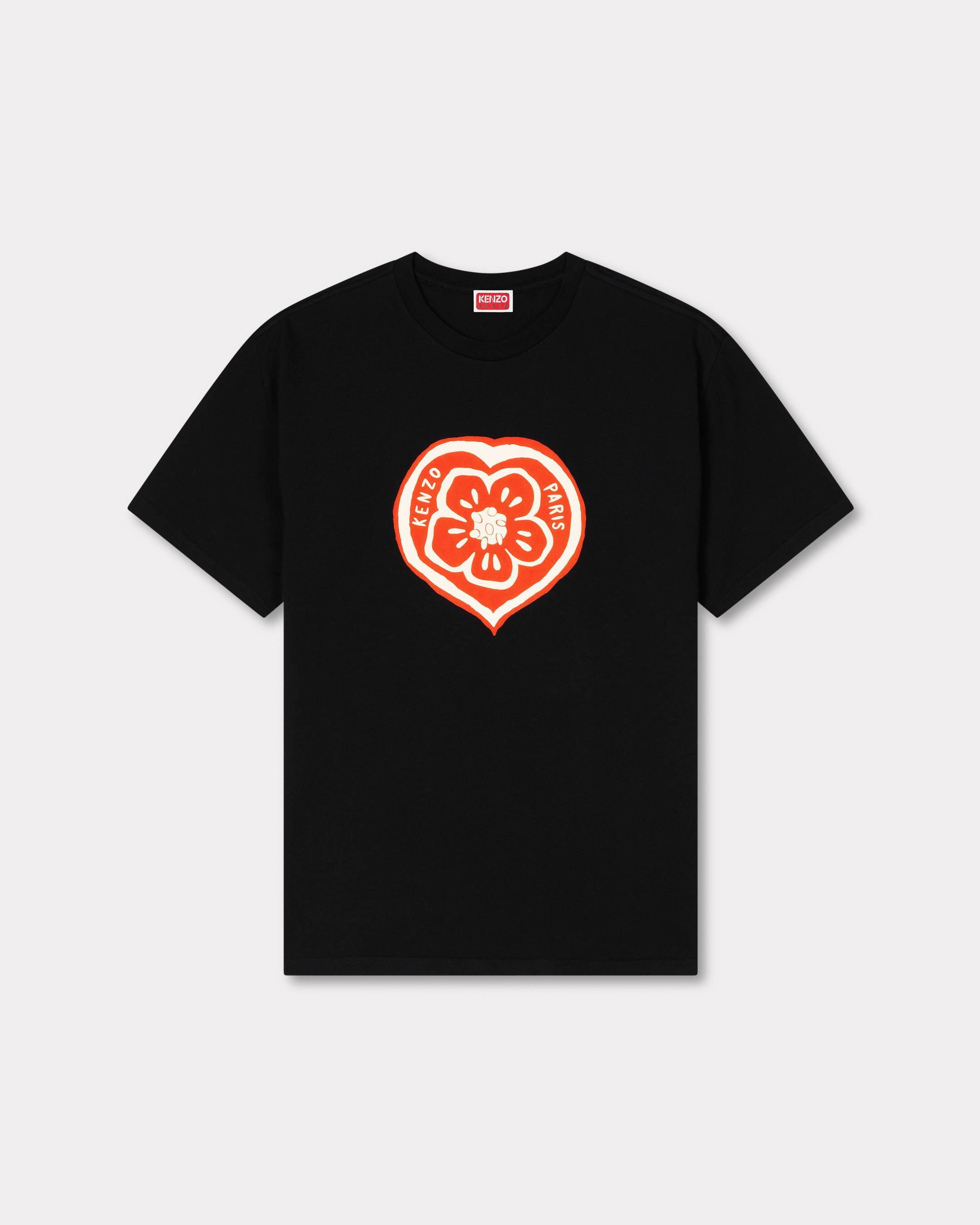 Kenzo Boke Heart Loose Tshirt In Cotton Women's