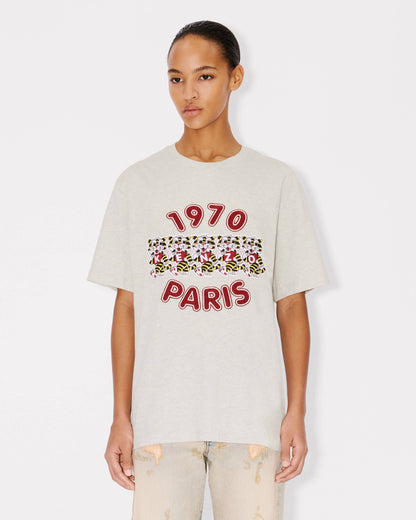 Kenzo Wild Tiger Embroidered Loose Tshirt In Cotton Women's