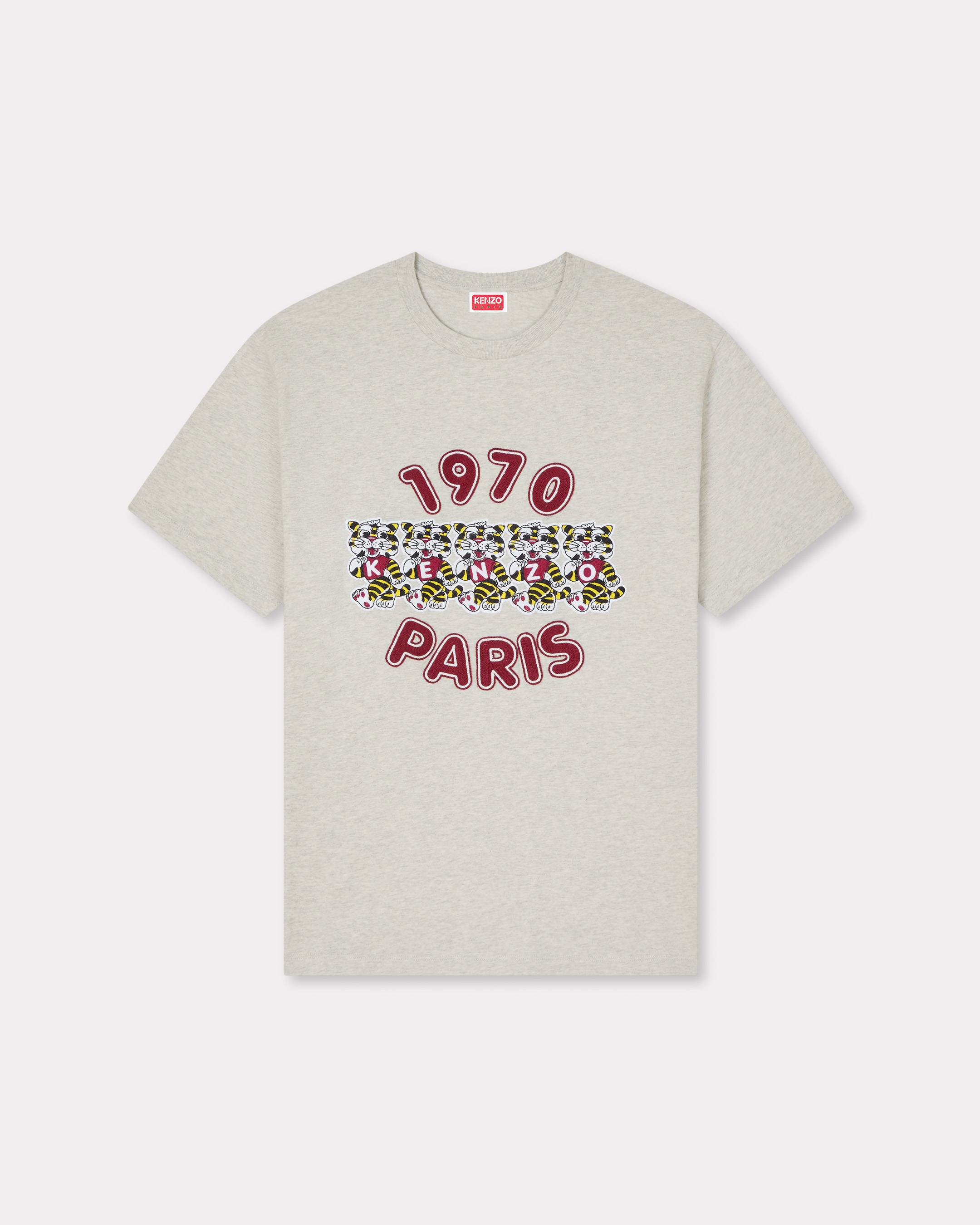 Kenzo Wild Tiger Embroidered Loose Tshirt In Cotton Women's
