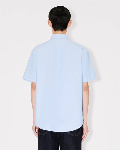 Kenzo Boke Flower Short Sleeve Shirt In Cotton Oxford