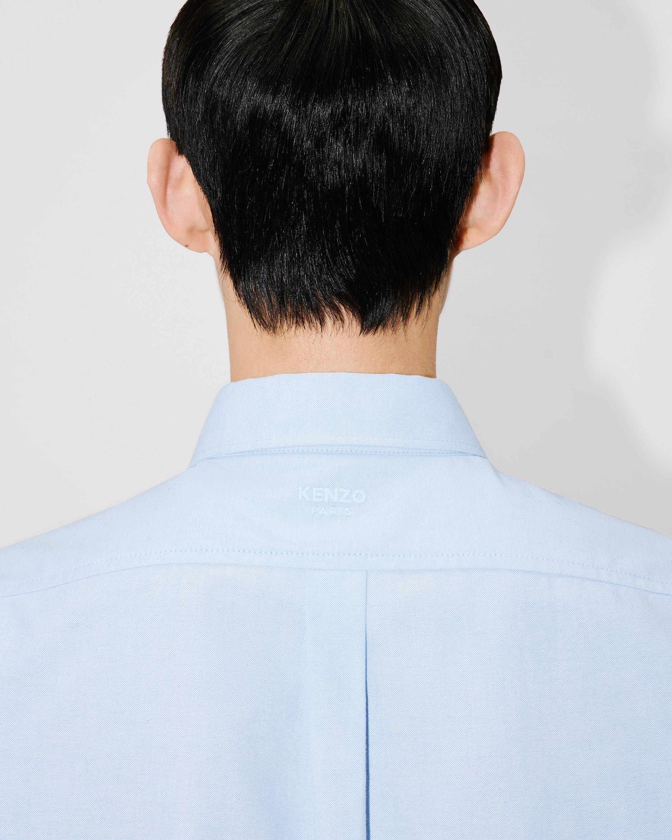 Kenzo Boke Flower Short Sleeve Shirt In Cotton Oxford
