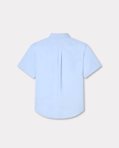 Kenzo Boke Flower Short Sleeve Shirt In Cotton Oxford