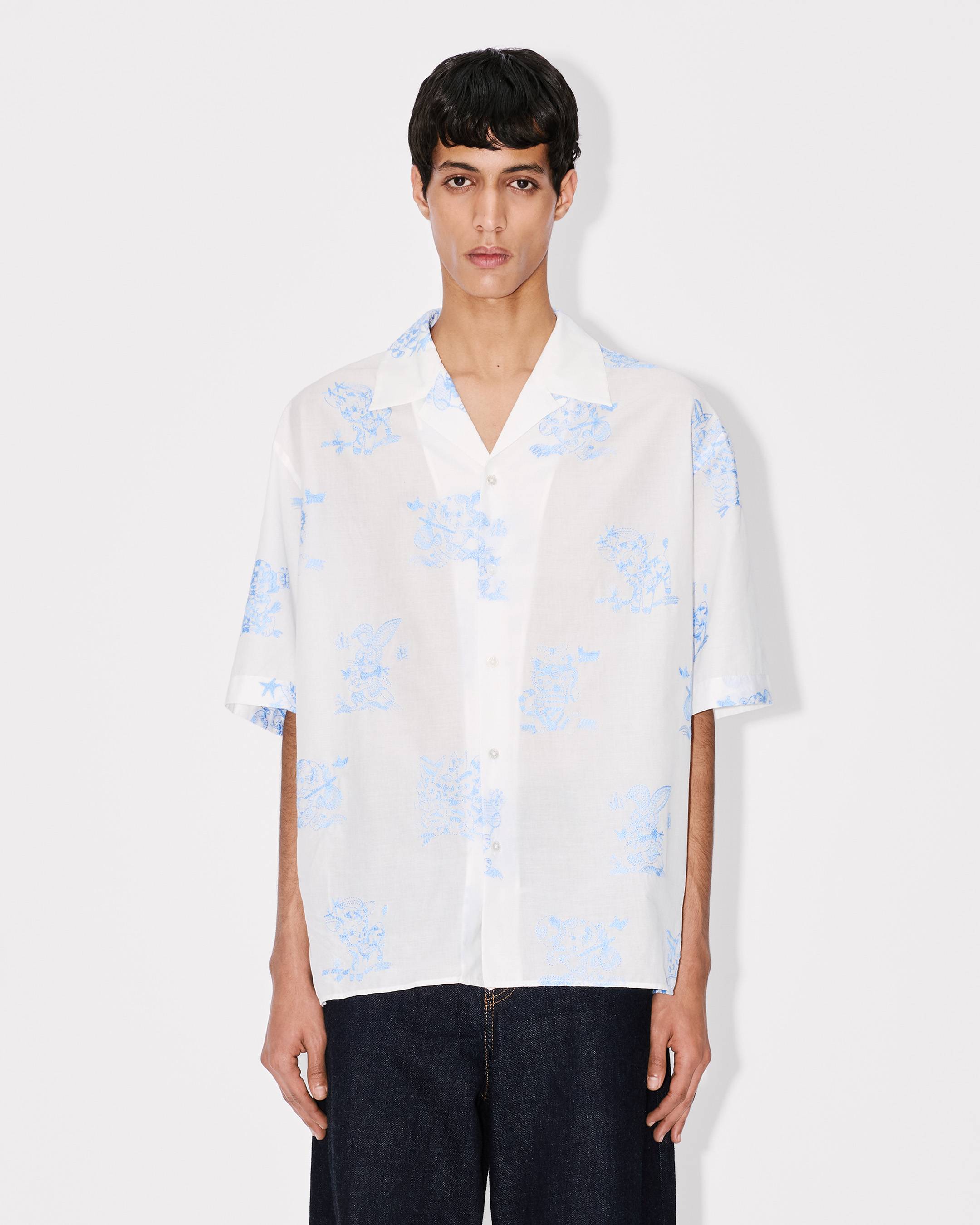 Kenzo Cartoon Hawaiian Short Sleeve Shirt