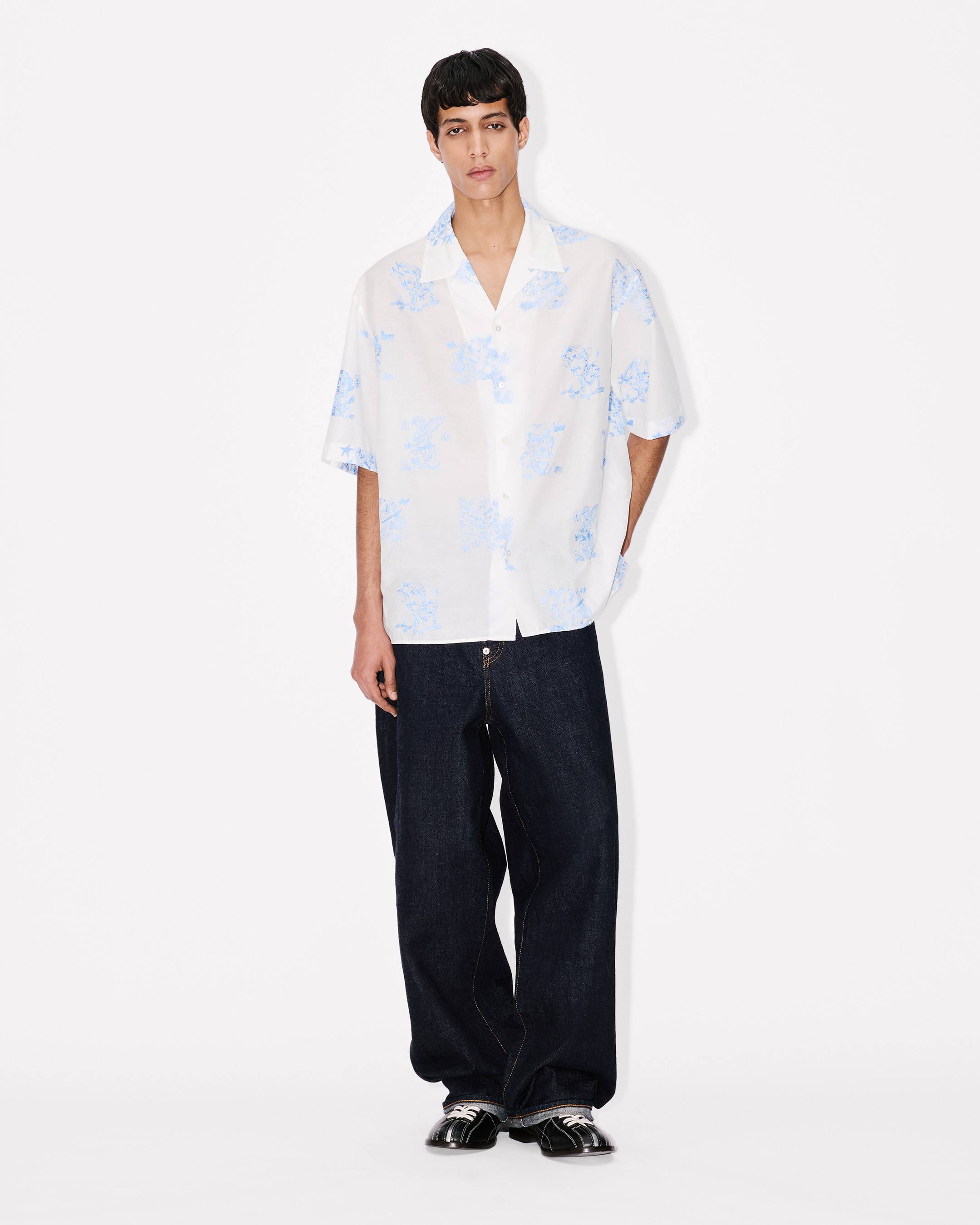 Kenzo Cartoon Hawaiian Short Sleeve Shirt