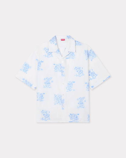 Kenzo Cartoon Hawaiian Short Sleeve Shirt