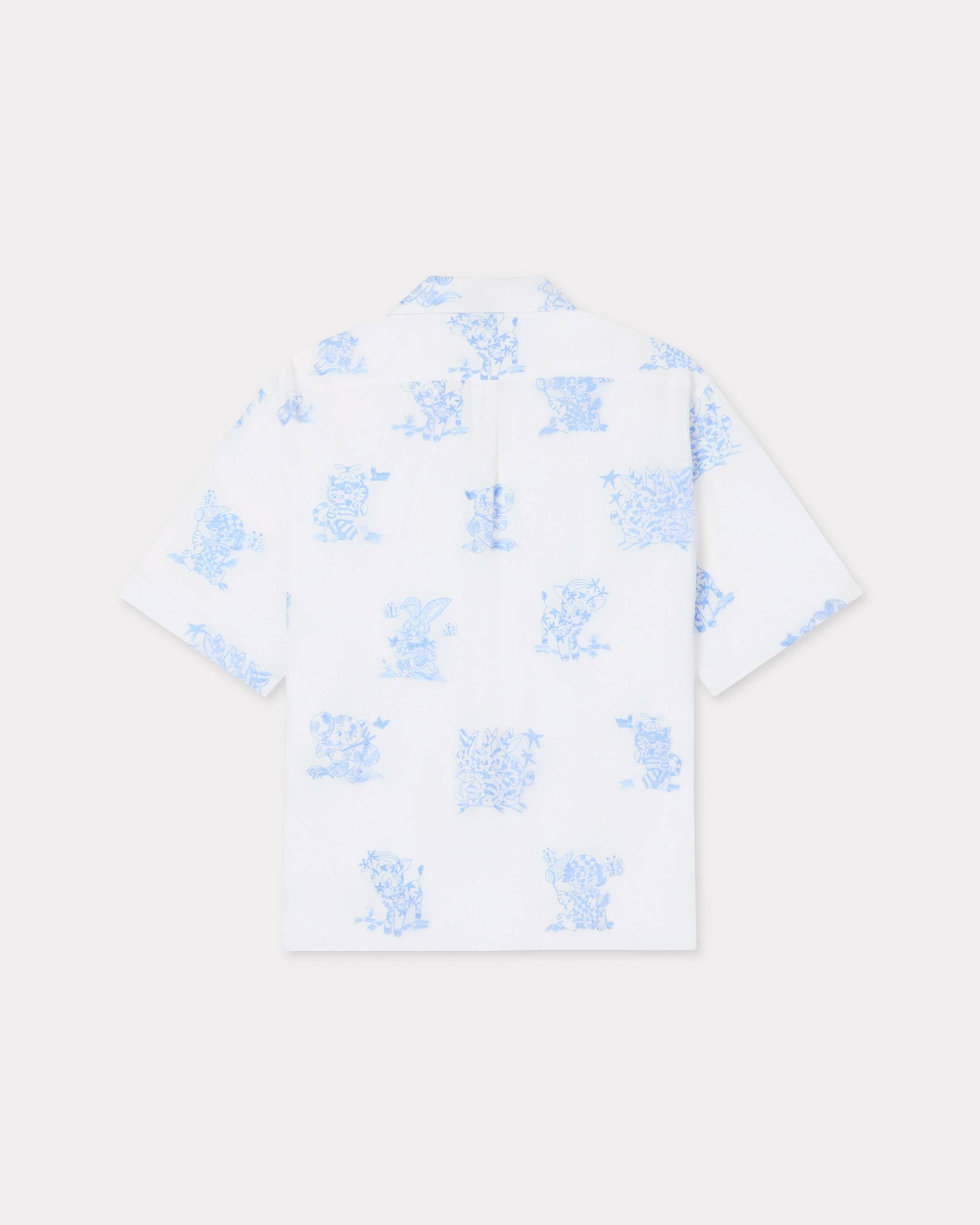 Kenzo Cartoon Hawaiian Short Sleeve Shirt