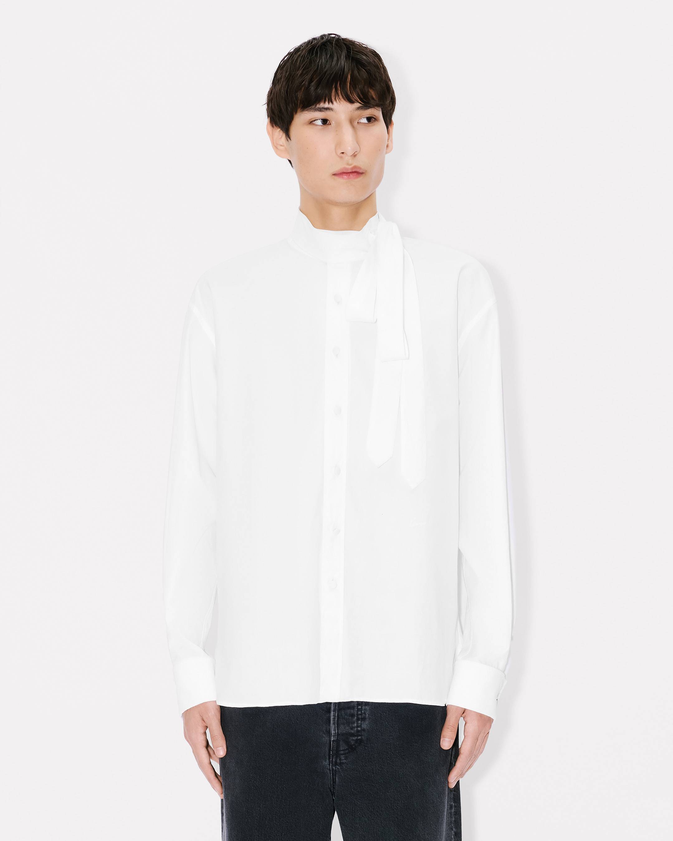 Kenzo Bow Collar Shirt In Cotton