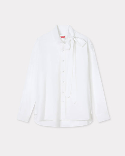 Kenzo Bow Collar Shirt In Cotton