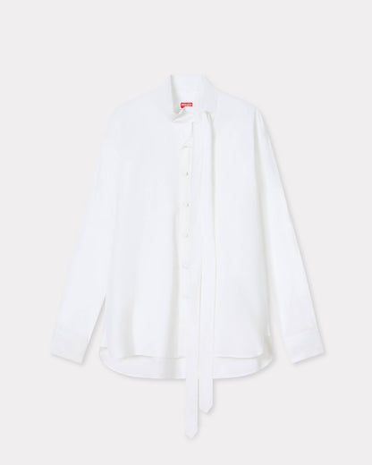Kenzo Bow Collar Shirt In Cotton