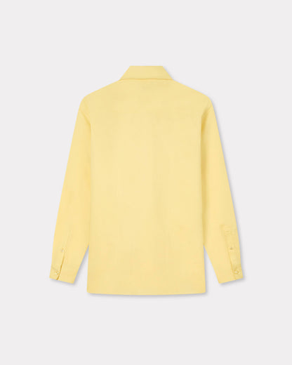 Kenzo Cargo Overshirt In Cotton Linen